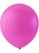 Ballons, Dunkelpink, 23 cm, rund