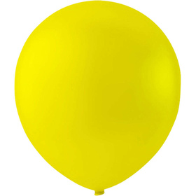 Ballons, Gelb, 23 cm, rund