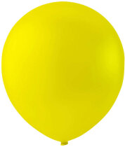 Ballons, Gelb, 23 cm, rund