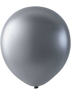 Ballons, Silber, 23 cm, rund