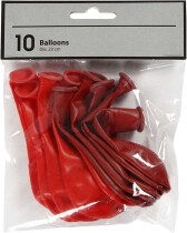 Ballons, Rot, 23 cm