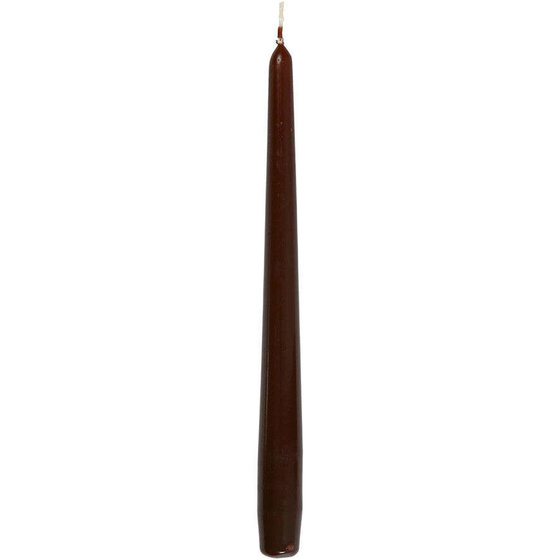 Antike Kerze, 2,2 cm, H 24,5 cm, Braun