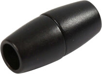 Magnetverschluss, 15 mm, LochGröße 4 mm, Schwarz