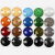 Cabochons - Sortiment, 14 mm x 4 mm, Sortierte Farben