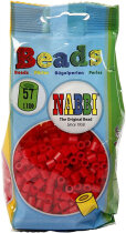 Nabbi Medium Fuse Beads, 5 x 5 x 2,5 mm, Rot, 1100...