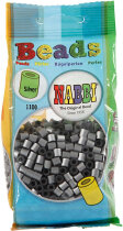 Nabbi Medium Nabbi Fuse Beads, 5 x 5 x 2,5 mm, Silber,...