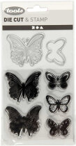 Stempel, Präge- und Stanzformen, 3,5 - 5,5 cm, Schmetterlinge
