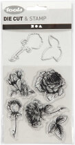 Stempel, Präge- und Stanzformen, 4 - 6,5 cm, Blumen