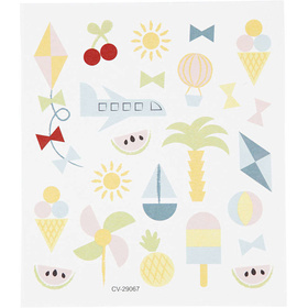 Sticker "Sommerferien" , 1 Blatt