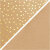 Lederpapier, 50 cm, Hellbraun, Gold-Druck, 1m