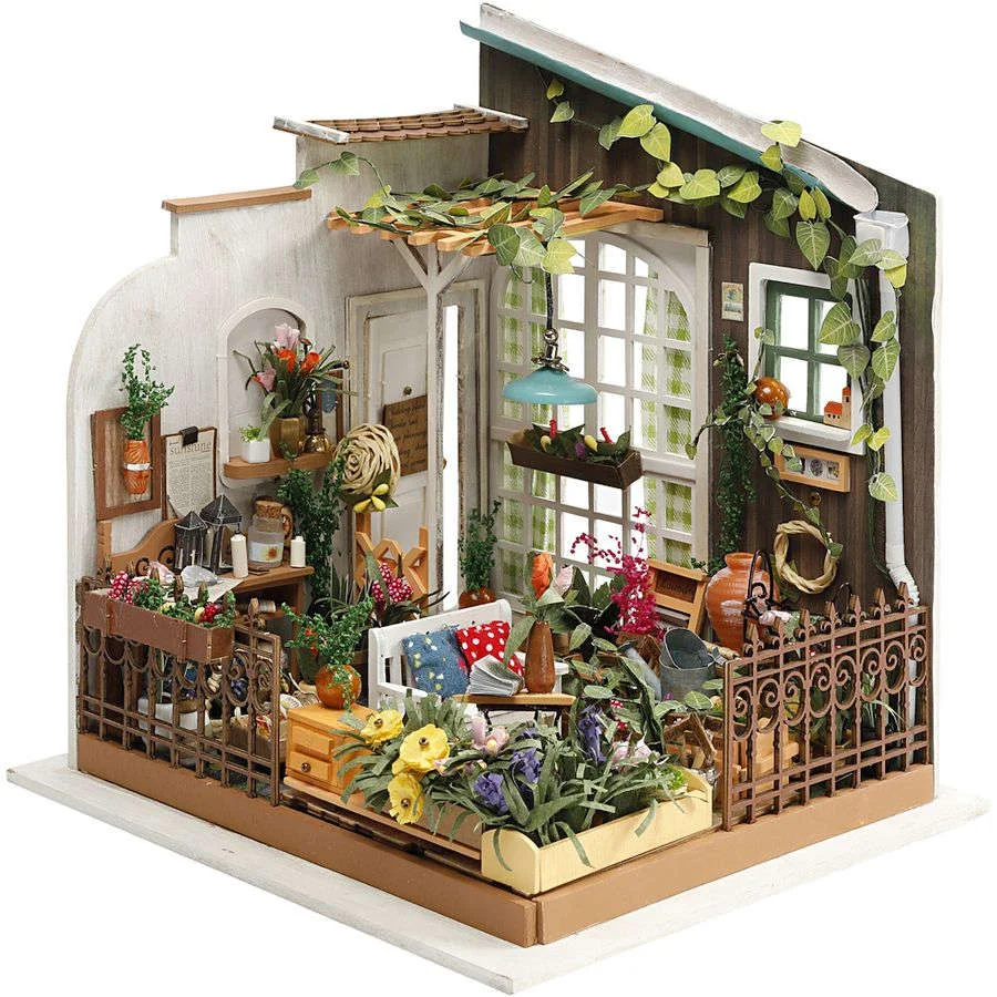 Miniatur Zimmer Diy Garten 21 X 19 5 X 18 Cm 1stck Bastelsh