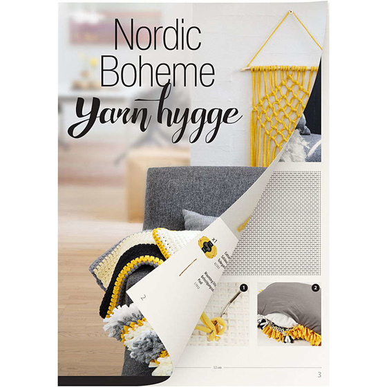 Inspirationsbroschre, 17 x 24 cm, Nordic Bohme, Garne, 1Stck.