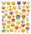 Sticker,  46 Stck., Emojis