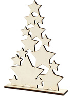 Deko-Weihnachtsbaum aus Sternen, H: 29,8cm, 1 Stck