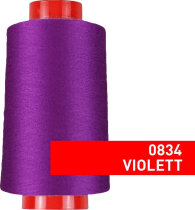 Overlock Nähgarn, 4000 m, 100 % Polyester Violett - 834