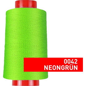 Overlock Nhgarn, 4000 m, 100 % Polyester Neongrn - 042