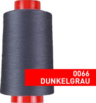 Overlock Nähgarn, 4000 m, 100 % Polyester Dunkelgrau...