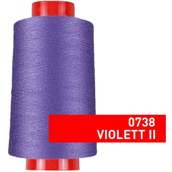 Overlock Nähgarn, 4000 m, 100 % Polyester Violett II - 0738