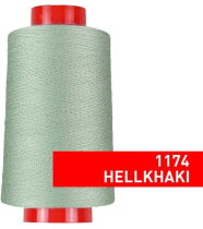 Overlock Nhgarn, 4000 m, 100 % Polyester helles Khaki - 1174