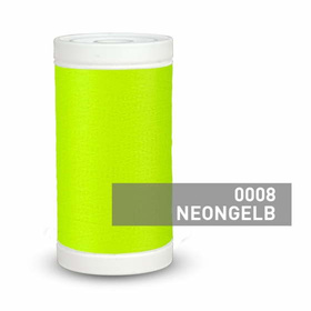 Nähgarn Nr. 120 in 80 Farben, 500 m, Overlockgarn 0008 - Neongelb