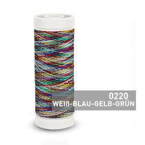 Universal Nähgarn, Multicolor, 125 m, 100 % Viskose, Typ: No. 40, freie Farbwahl