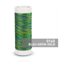 Universal Nähgarn, Multicolor, 125 m, 100 % Viskose, Typ: No. 40, freie Farbwahl