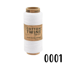 Baumwollkordel Twine, 100 Meter, Weiß, 1mm Baumwollkordel Twine, 100 Meter, Weiß, 1mm