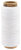 Baumwollkordel Twine, 100 Meter, Weiß, 1mm