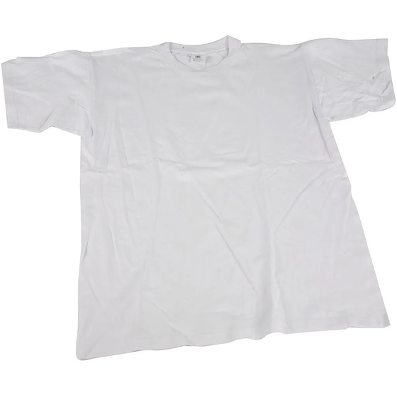 T-Shirt, Gre 5-6 Jahre, B: 36 cm, wei, Rundhals, 1 Stck.