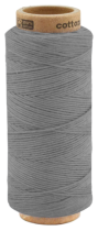 Baumwollkordel Twine Grau, 100 Meter, 1mm