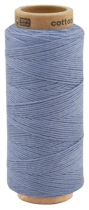 Baumwollkordel Twine, Stahlblau. 100 Meter, 1mm