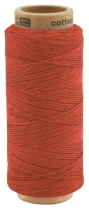 Baumwollkordel Twine, 100 Meter, Ziegelrot, 1mm