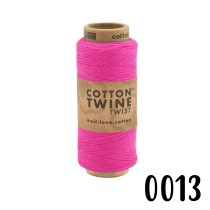Baumwollkordel Twine, 100 Meter, Pink, 1mm