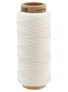 100 Meter Kordel 1,0mm, einfarbig, Baumwollkordel Schnur Bindfaden Bäckergarn Geschenkband 0001 - Natur Weiß