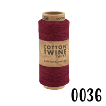 Baumwollkordel Twine, 100 Meter, Weinrot, 1mm