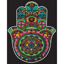 Samtbild Fatimas Hand, 47 x 35 cm, zum Ausmalen