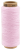 100 Meter Kordel 1,0mm, einfarbig, Baumwollkordel Schnur Bindfaden Bäckergarn Geschenkband 0211 - Lichtrosa