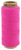 100 Meter Kordel 1,0mm, einfarbig, Baumwollkordel Schnur Bindfaden Bäckergarn Geschenkband 0013 - Pink