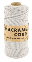 Makramee-Kordel Mult, geflochten, 100 Meter, 3 mm 0001 -...