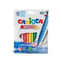 Stiftset Carioca Aquarell, 12 Farben