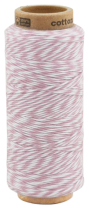 100 Meter zweifarbige Kordel 1,0 mm, Baumwollkordel -...