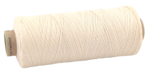 Baumwollkordel Twine, 650 Meter, Schwarz/Weiß, 1mm