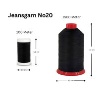 Ledergarn/Sattlergarn/Jeansgarn HT - Serie, Nähgarn Stärke 20, 1500 Meter 0041 - helles Grün