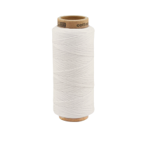 Baumwollkordel Twine, 100 Meter,  Wolkenweiß, 1mm