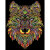 Wolf, Wolfkopf ( 47 x 35 cm )