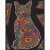 Katze, Pfefferkatze ( 47 x 35 cm )